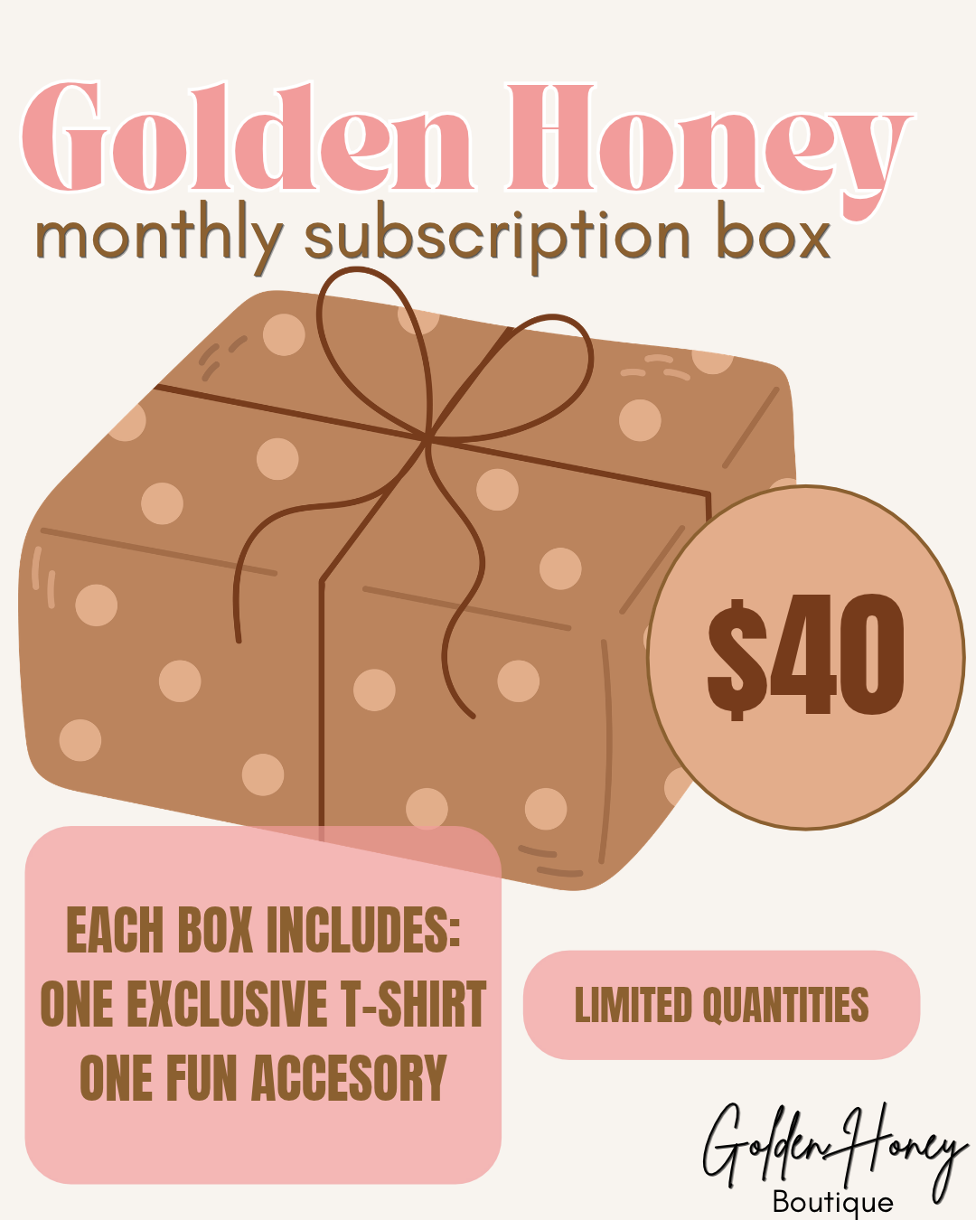 Golden Honey's Monthly Subscription Box