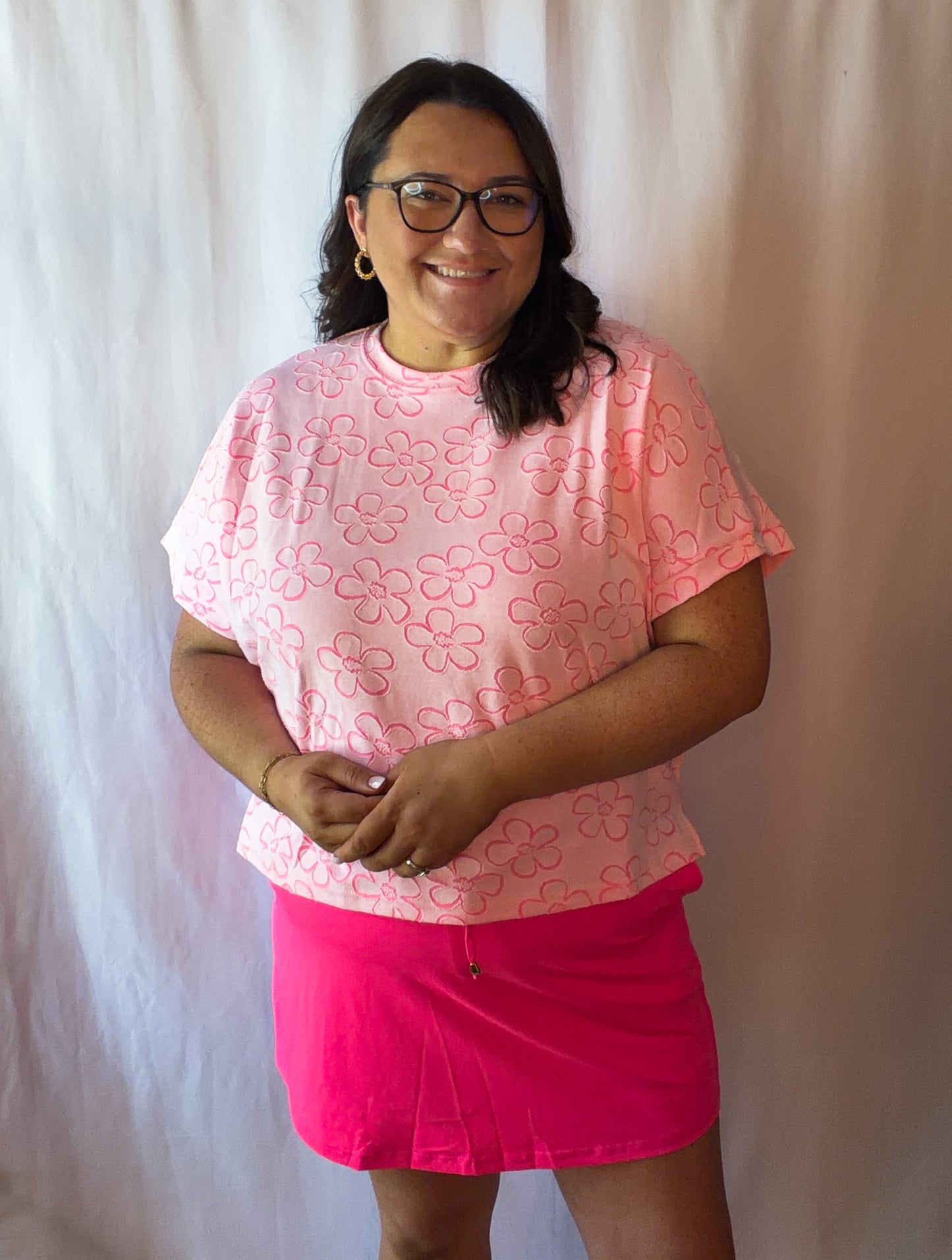 Neon Pink Skort